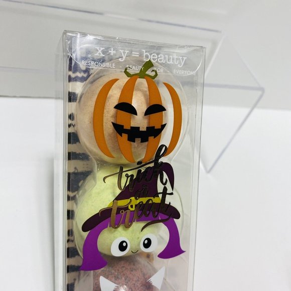 X + Y = Beauty 3pc Set Bath Fizzies Bath Bombs Relaxation Bathroom Fizzies - Picture 6 of 8